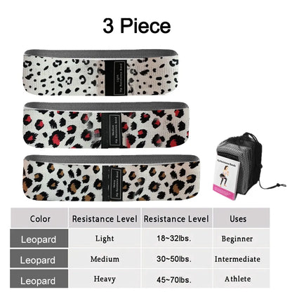 Fitness Booty Bands 3-Piece Resistance Set