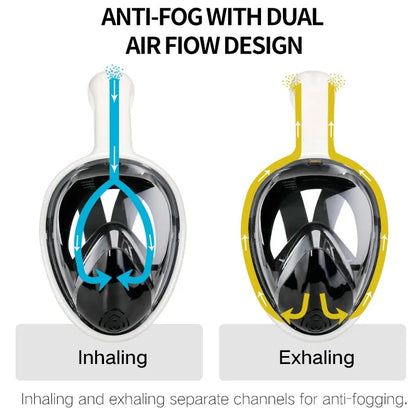 Full Face Scuba Diving Snorkel mask